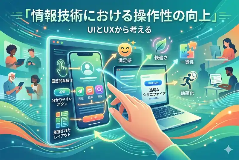 情報技術における操作性の向上│ユーザインタフェースの仕組みを解説【情報Ⅰ】