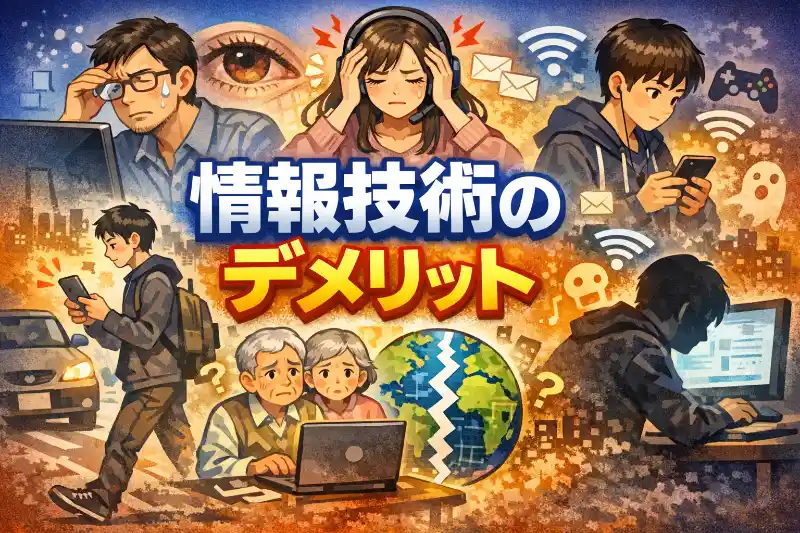 情報技術の発展による社会への負の影響